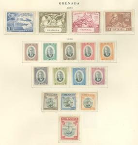 Grenada 147-163  Mint VF LH
