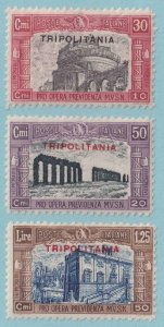 TRIPOLITANIA B33 - B35 SEMI-POSTALS MINT HINGED OG * NO FAULTS VERY FINE! - X169