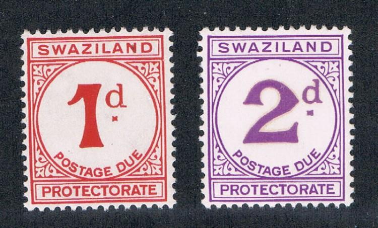 Swaziland J1-J2 Set MNH (S0095)