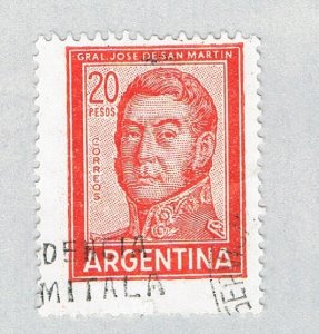 Argentina De San Martin red 20c 1 (AP132502)