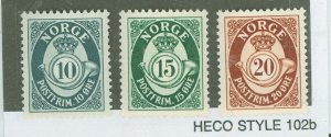 Norway #307-309 Unused Single (Complete Set)