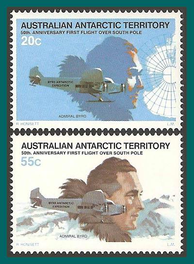 AAT 1979 First Flight, MNH L35-L36,SG35-SG36