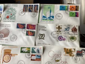 Cyprus first day covers 16 items Ref A1912