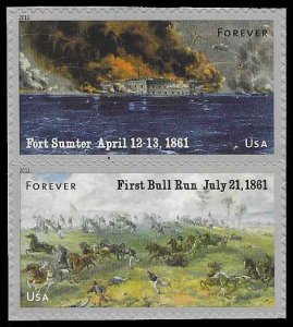 PCBstamps   US #4522/4523a Pair 88c(2x44c)The Civil War, (24)