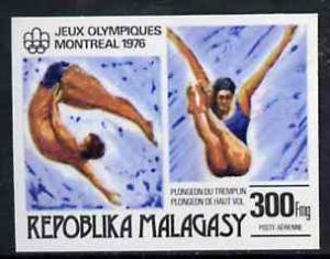 Malagasy Republic 1976 Trampoline & High Diving 300f ...