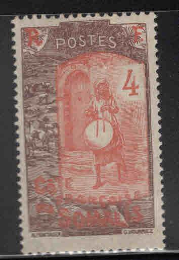 Somali Coast Scott 82 MH* Drummer stamp similar centering