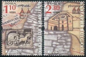 Bulgaria 2020 MNH Europa Stamps Ancient Postal Routes Services Horses 2v Set