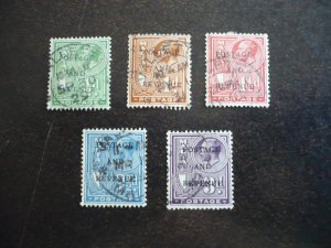 Stamps - Malta - Scott# 149,151,153,155,156 - Used Part Set of 5 Stamps