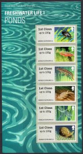 Great Britain 2013 - Freshwater Life I - Ponds - MNH Stamps self adhesives