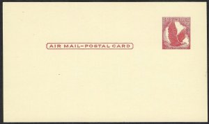 United States #UXC2 5¢ Airmail PC - Eagle (1958). Mint.