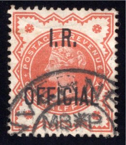 Great Britain O11 Used Inland Revenue Official Victoria (1888)