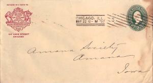 United States Illinois Chicago, Ill. 1897 Barry Machine Type F2(3)  Postal St...