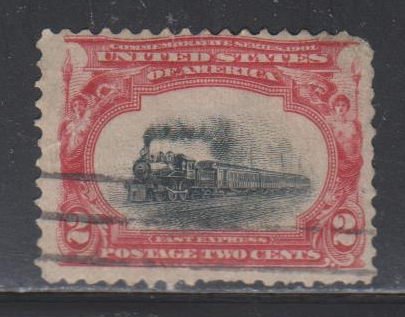 United States,  2c Empire State Express (SC# 295) Used