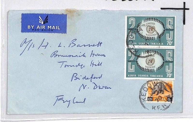 CE179 Kenya *KEDOWA* 1970 KUT Stamp Air Mail Cover