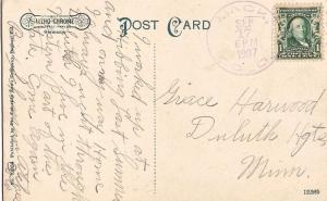 United States Colorado Mack 1907 violet doane 3/4  PC  Small crease at top left.