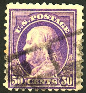 U.S. #341 USED CREASES