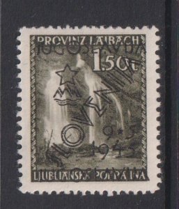 Yugoslavia Slovenia #Michel 9 MNH 1945   Laibach Province  overprint 1.50 l