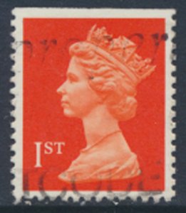 GB Machin 1st  SG 1516 SC#  MH188 FU  Top imperf see scan details  