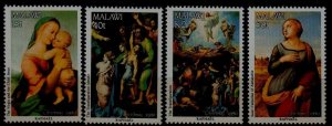 Malawi 574-77 MNH Painting/Christmas-90 SCV16