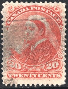 Canada SC#46 20¢ Queen Victoria (1893) Used