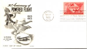 United States, Ohio, First Day Cover, Aviation