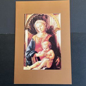 1984 Madonna and Child Christmas Stamp First Day Ceremony Program Sc# 2107