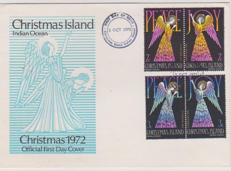 Christmas Island 1972 Christmas Unaddressed First Day Cover