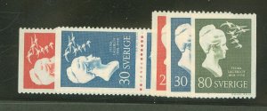 Sweden #532-36 Mint (NH) Single (Complete Set)