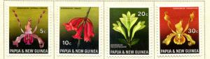 Papua New Guinea SC# 287-9 SG# 159-62 TROPICAL FLOWERS set MH