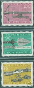 LIECHTENSTEIN Scott 691-3  CV $2..00 MNH**