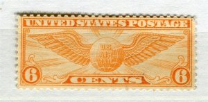 USA; 1934 early AIRMAIL issue fine Mint hinged 6c. value