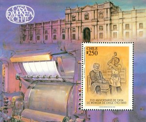  CHILE 1086a MH SS  BIN $3.00