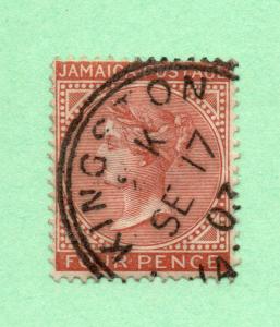 Jamaica - SG# 22 Used  / wmk crown CA /  Lot 1118292