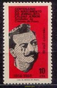 170879 MNH BRASIL 1968 CENTENARIO DEL NACIMIENTO DE FRANCISCO VIEIRA CALDAS J...