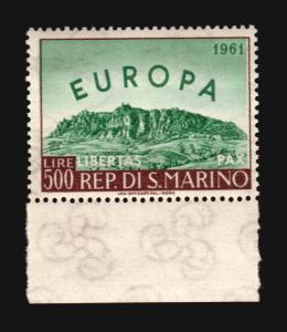 LIBERTAS PAX MOUNTAIN EUROPA CEPT SAN MARINO SASS #568 MNH CV €65