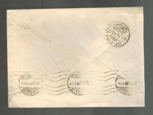 1928 Istanbul Turkey Cover Local Use