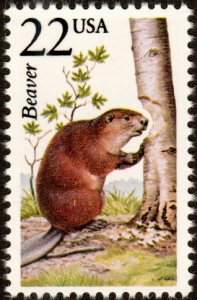 United States 2316 - Mint-NH - 22c Beaver (1987) (cv $1.00)