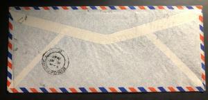 1941 Guam First Flight Censored cover FFC To Singapore Straits Settlements