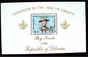 Liberia, Scott C136, MNH Souvenir Sheet