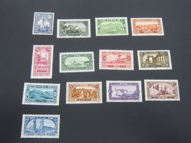 French syria 1925 Sc 174-185 set MH