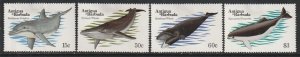 1983 Antigua - Sc 703-6 - MH VF - 4 single - Dolphins & whales