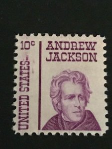 Scott 1286- Andrew Jackson, Prominent Americans Series- MNH 10c 1967- mint stamp