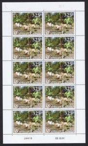 Wallis and Futuna First King of Wallis Full Sheet 2001 MNH SC#547 SG#793