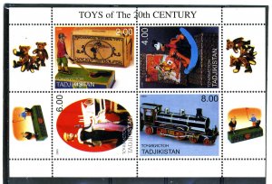 Tajikistan 2000 TOYS OF THE 20th.CENTURY Sheet Perforated Mint (NH)