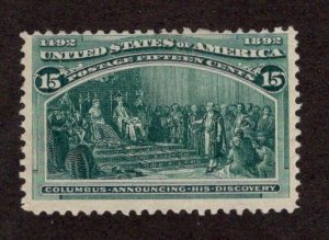 US #238 Fifteen Cent Columbian F/NG  ~jm-1841