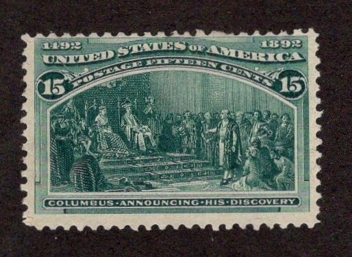 US #238 Fifteen Cent Columbian F/NG  ~jm-1841