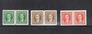 Canada 1937 Sc 238-240 MH