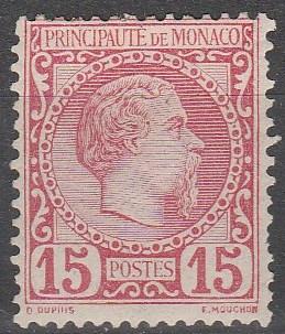 Monaco #5 F-VF Unused CV $350.00 (C6351)