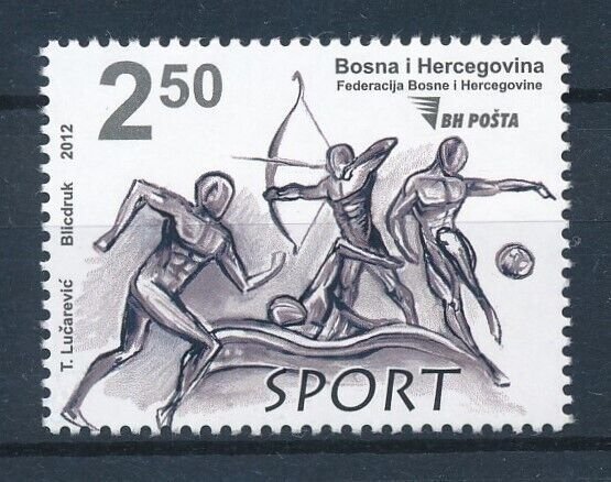 [117826] Bosnia and Herzegovina 2012 Sports Football swimming archery  MNH