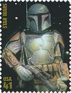 2007 41c Star Wars, 30th Anniversary, Boba Fett Scott 4143j Mint F/VF NH